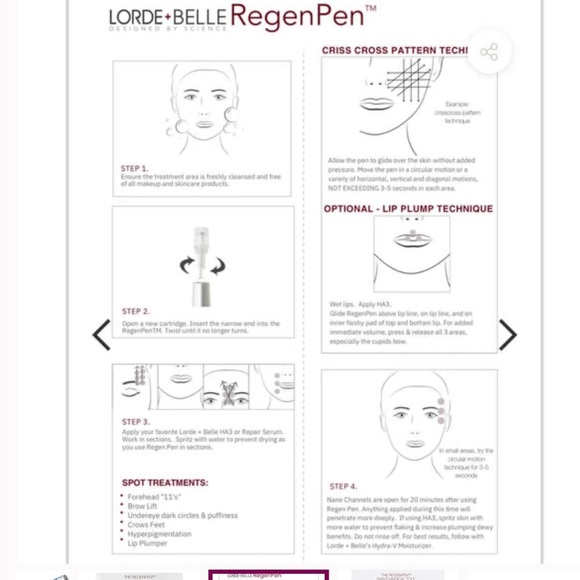 ⭐️New RegenPen Skincare Device - White⭐️MSRP $299 - Picture 4 of 5